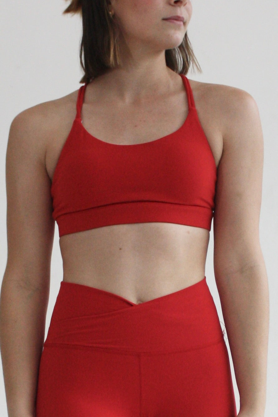 Sport bra tradicional - Rojo