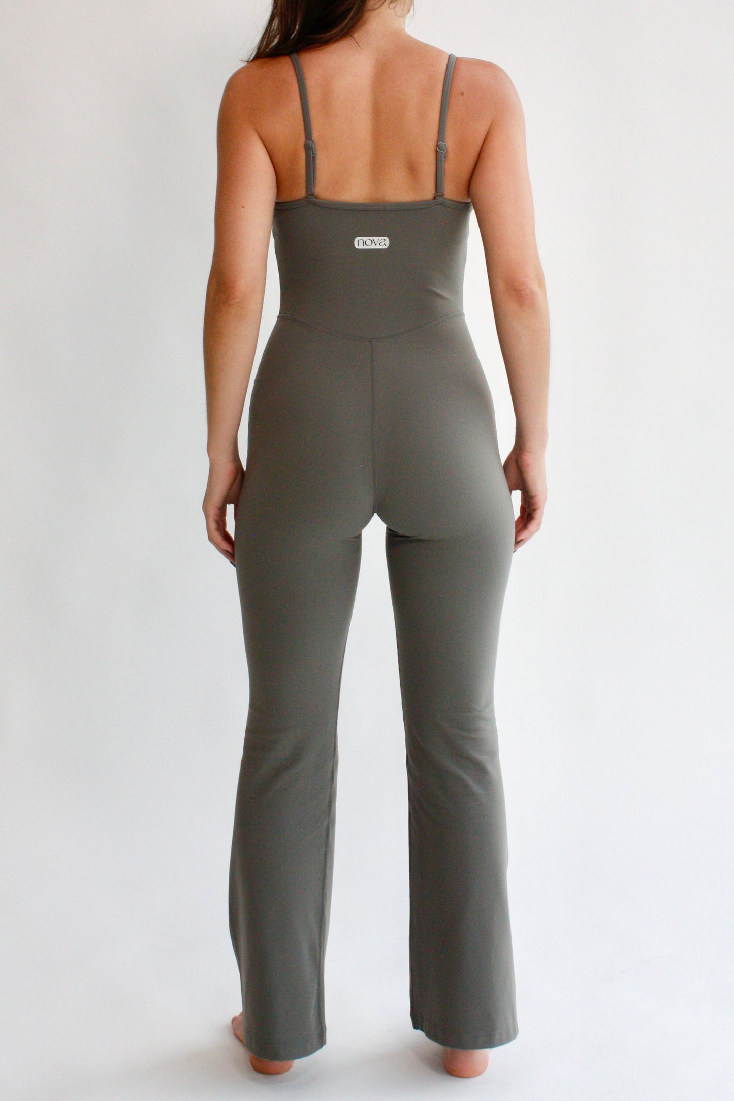 Bodysuit acampanado - Gris -EL-