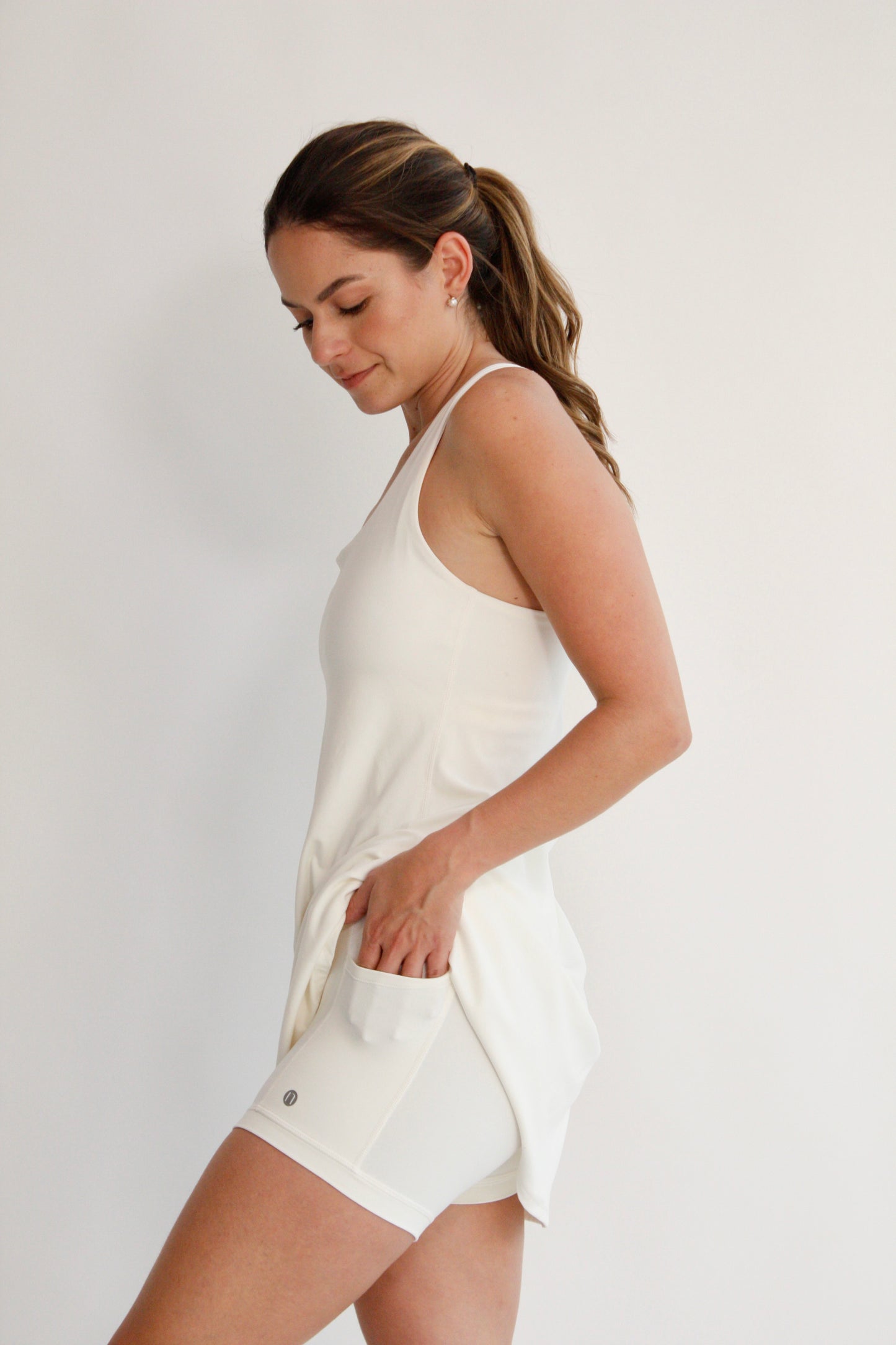 Vestido tennis - Blanco - EL-