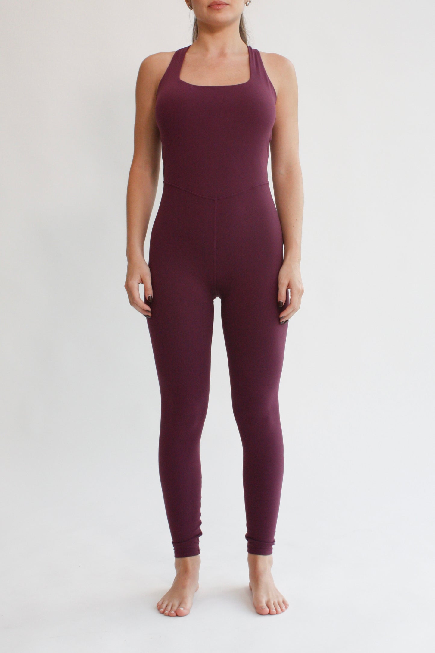 Bodysuit tiras espalda - Violeta