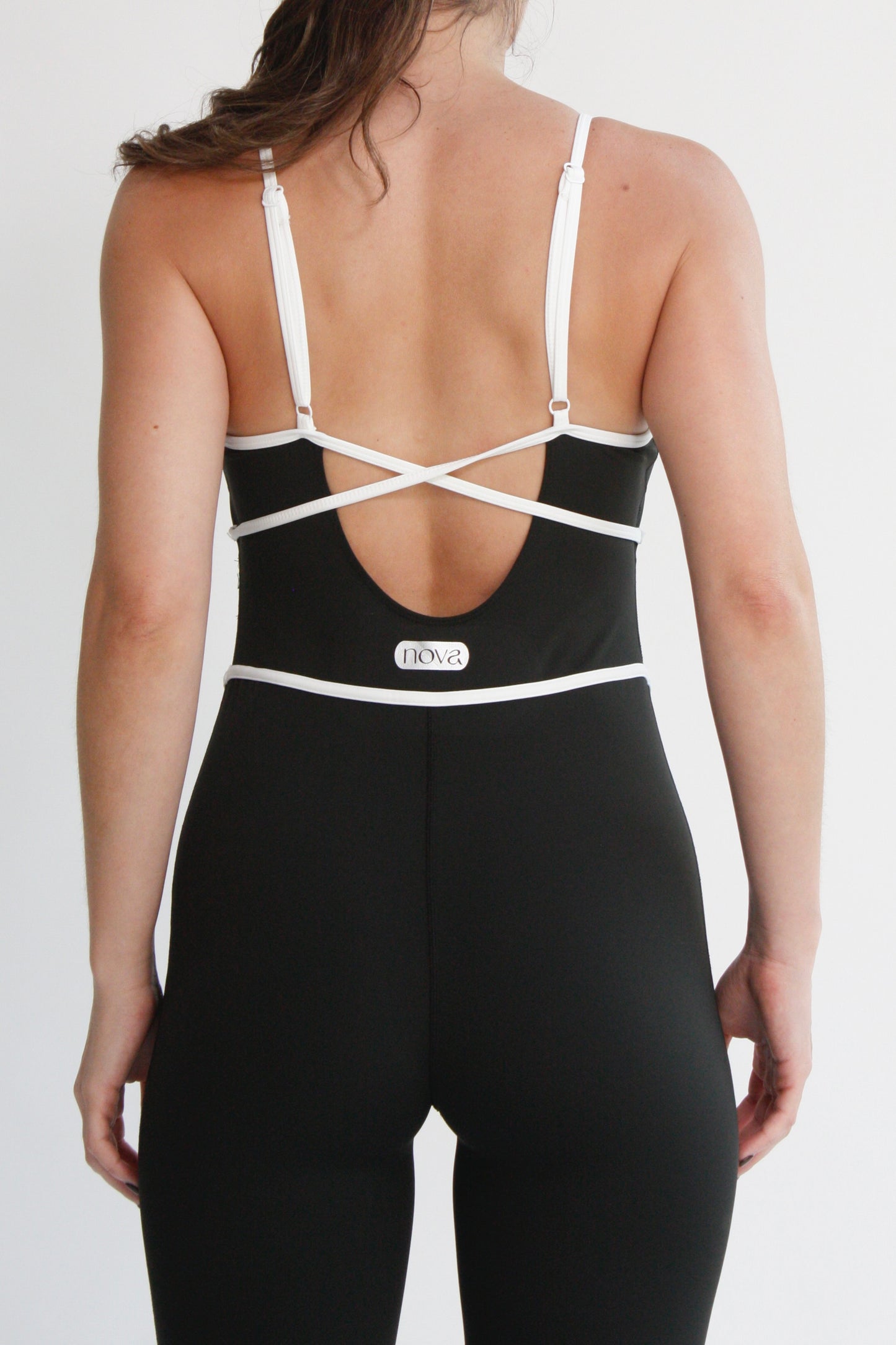 Bodysuit costuras - Negro y blanco