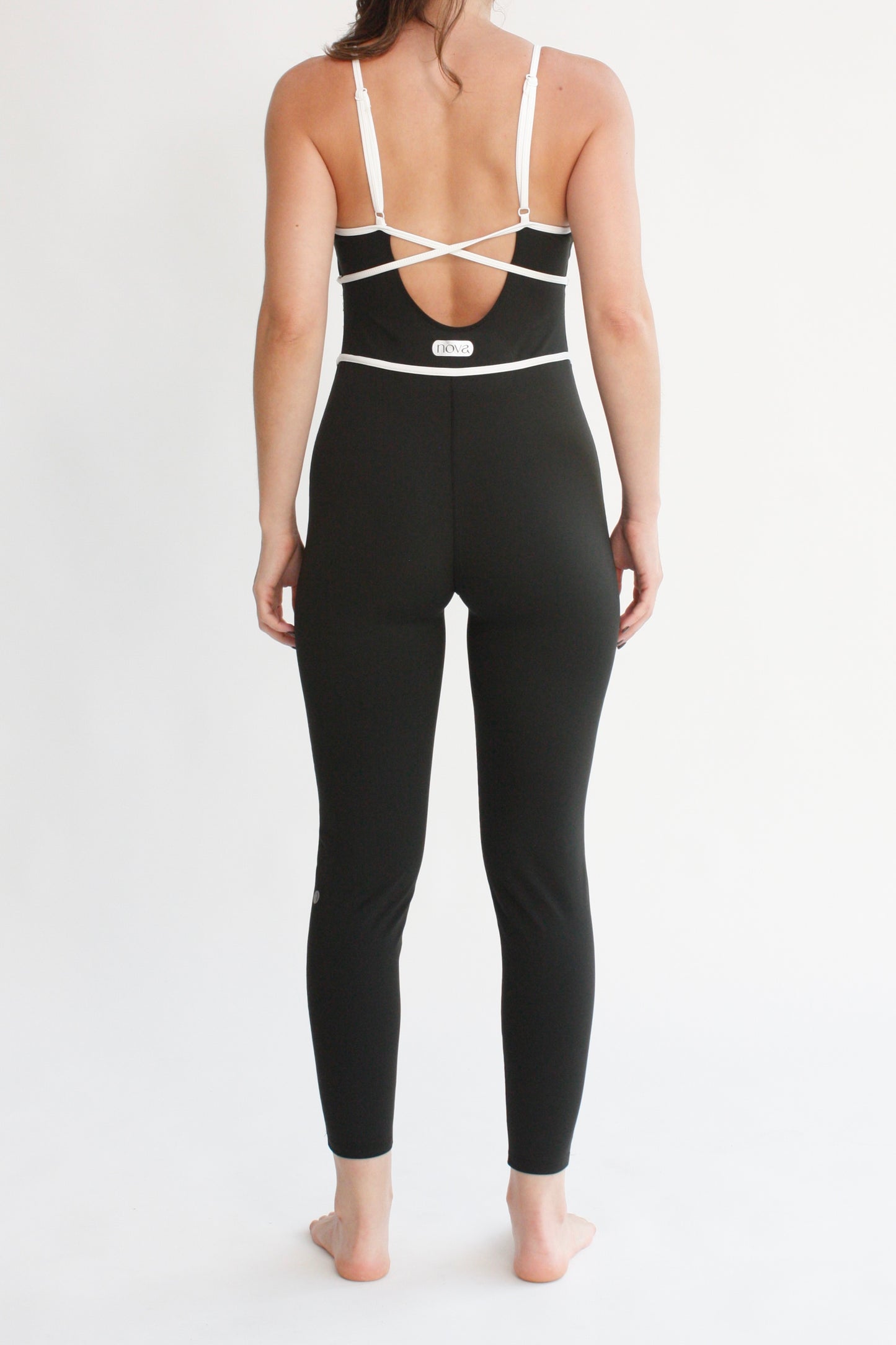 Bodysuit costuras - Negro y blanco