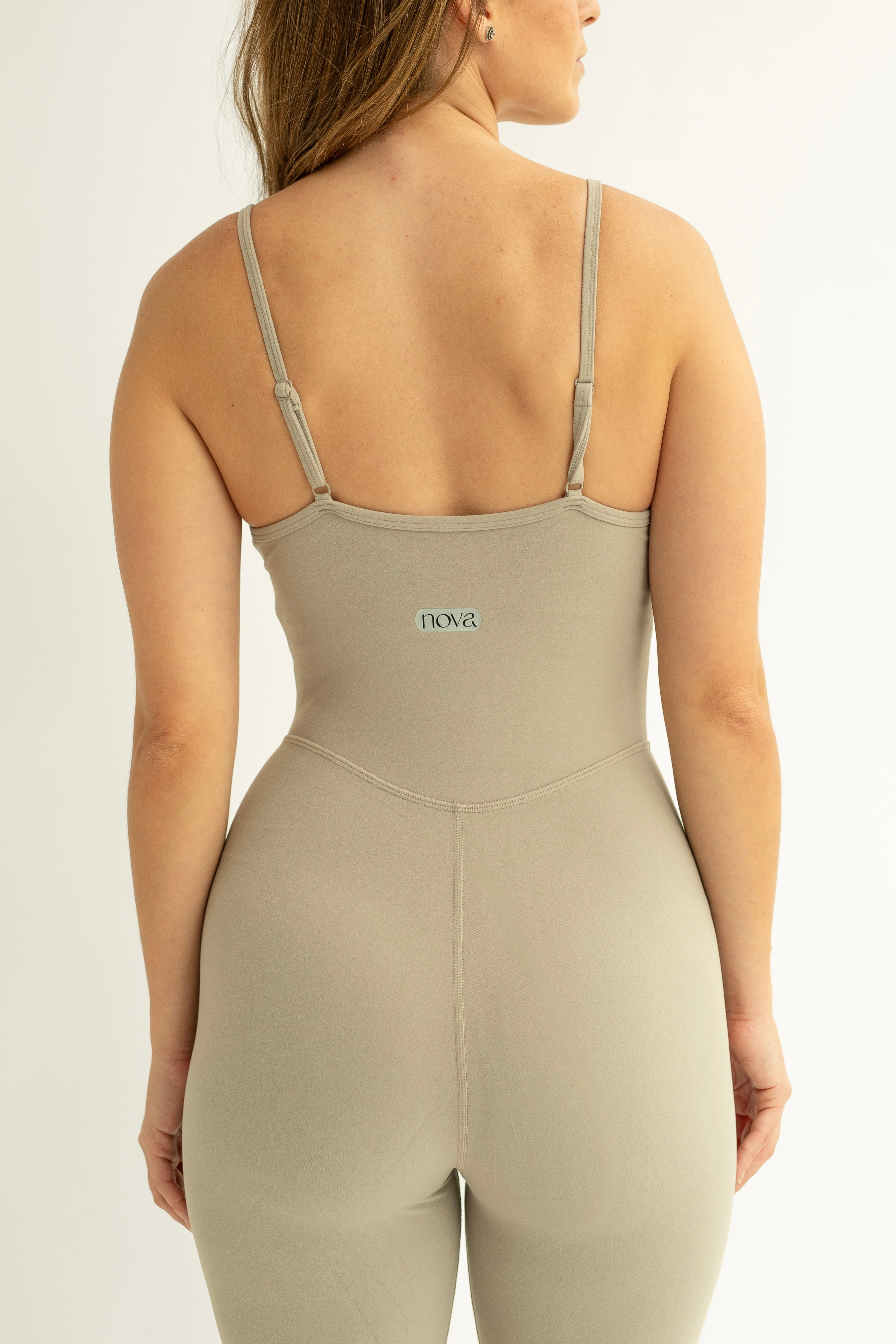 Bodysuit acampanado - Beige