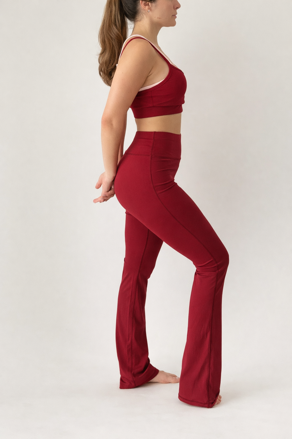 Yoga Layer Set - Rojo con Rosado