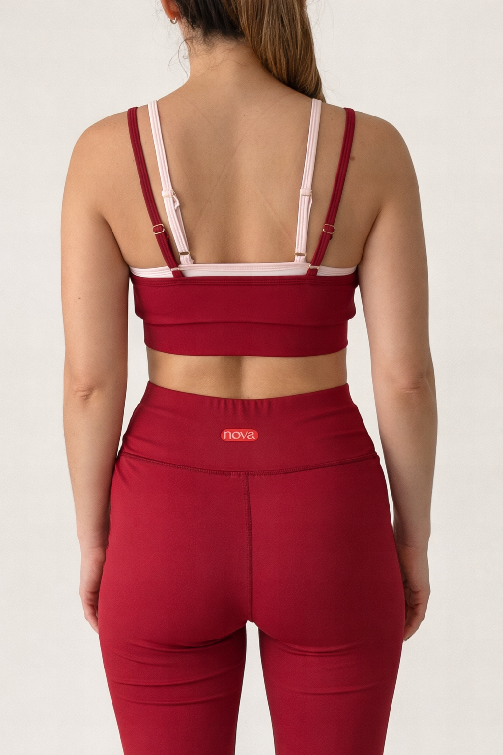 Yoga Layer Set - Rojo con Rosado