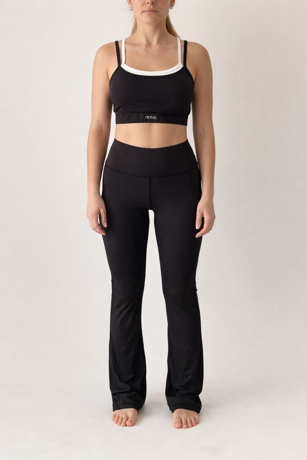 Yoga Layer Set - Negro con blanco