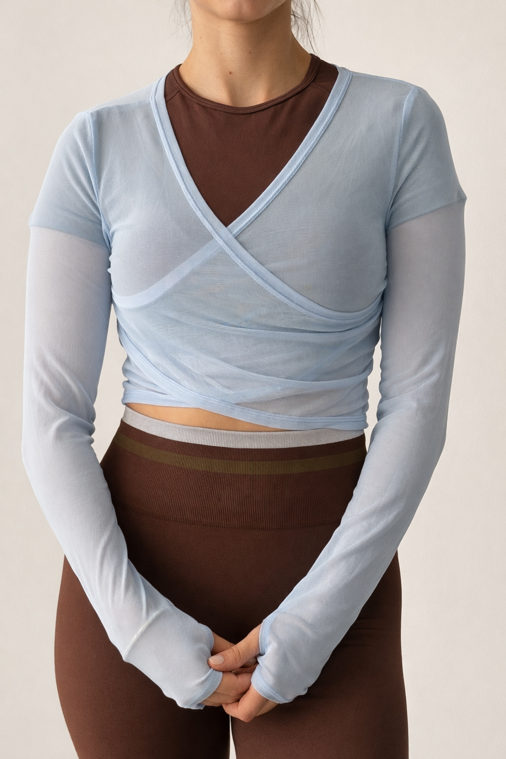 Camisa Mesh  - Azul