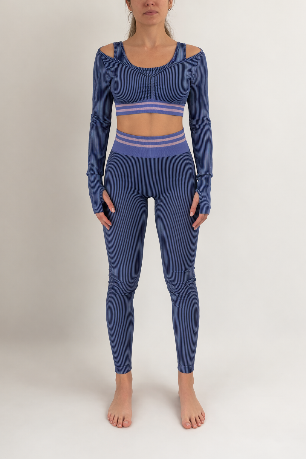 Double Layer Set (Manga Larga) - Lila