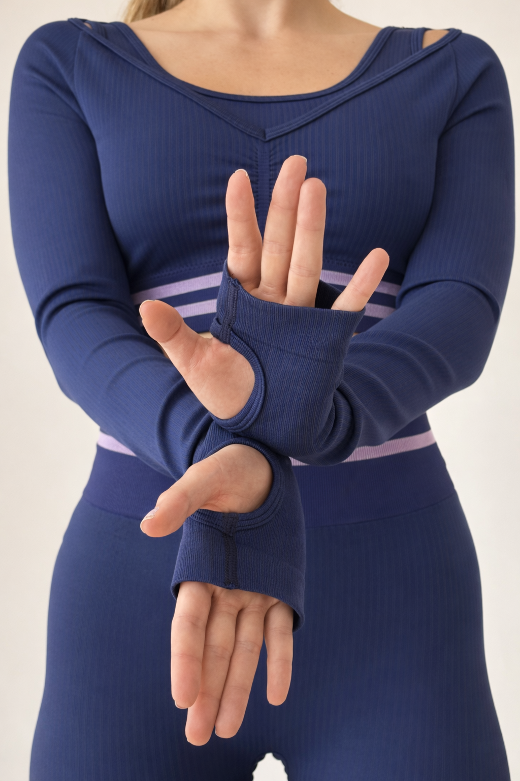 Double Layer Set (Manga Larga) - Azul marino