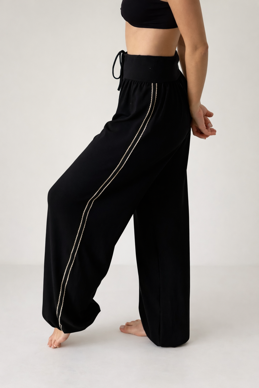 Comfy Pant Costuras - Negro