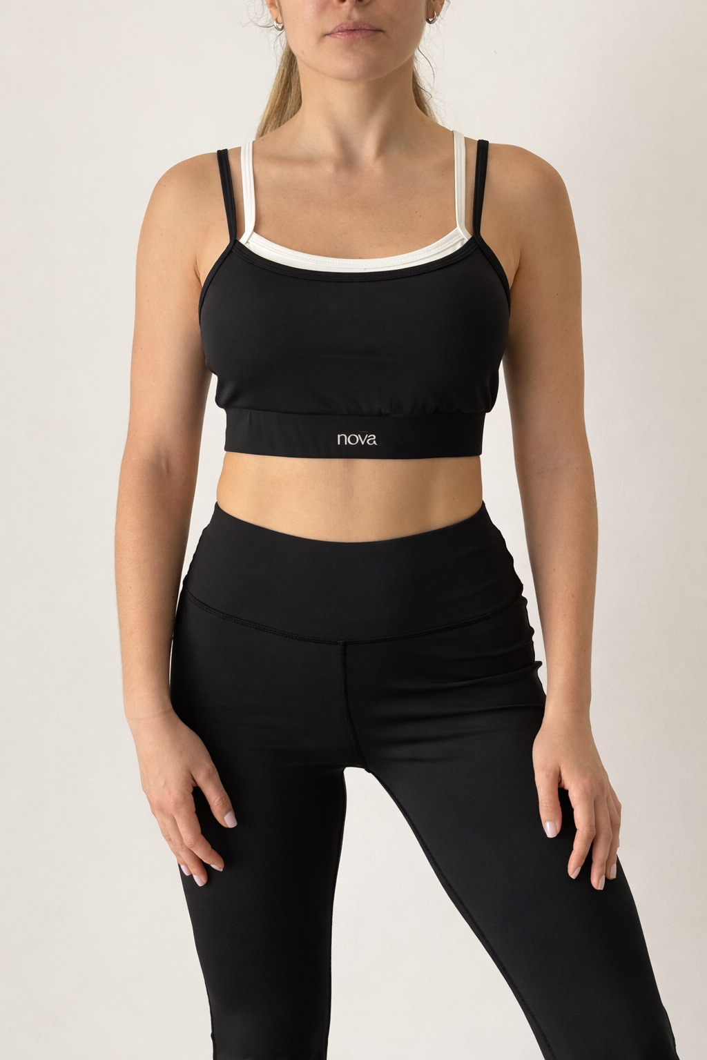 Yoga Layer Set - Negro con blanco
