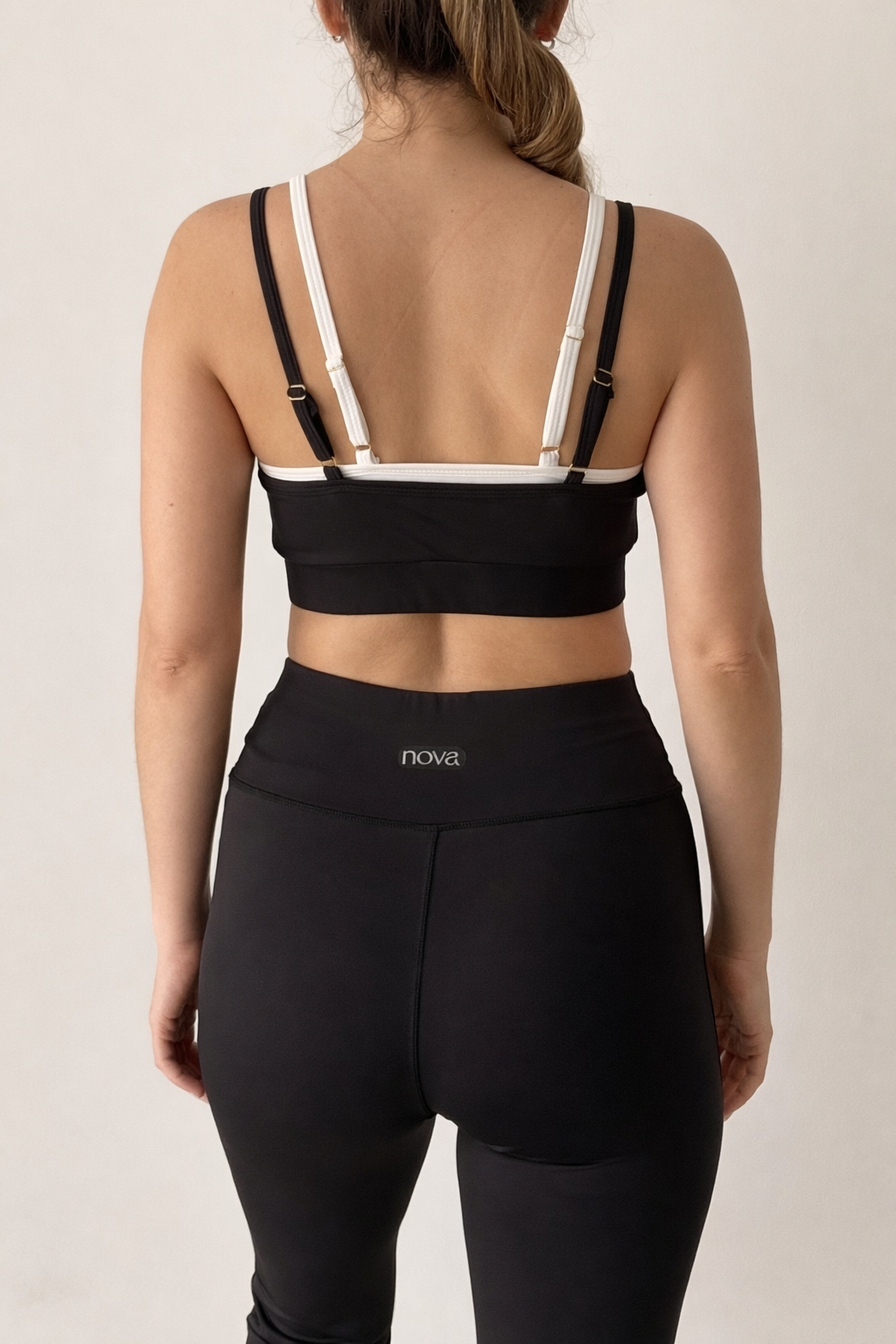 Yoga Layer Set - Negro con blanco