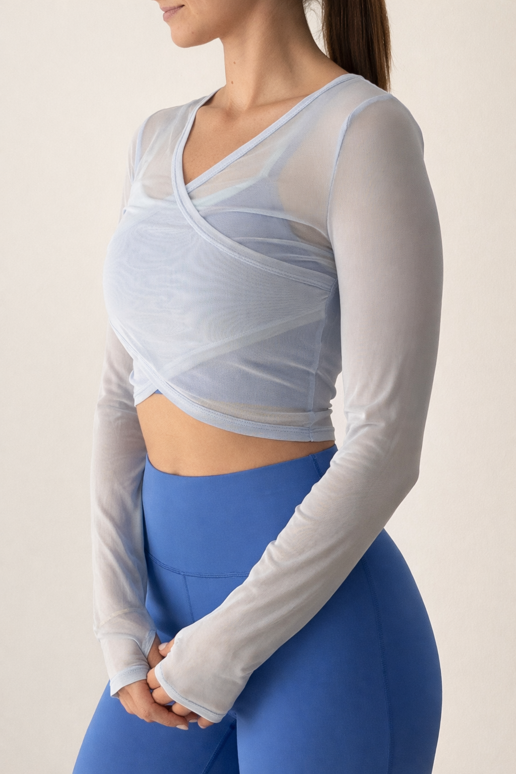 Camisa Mesh  - Azul