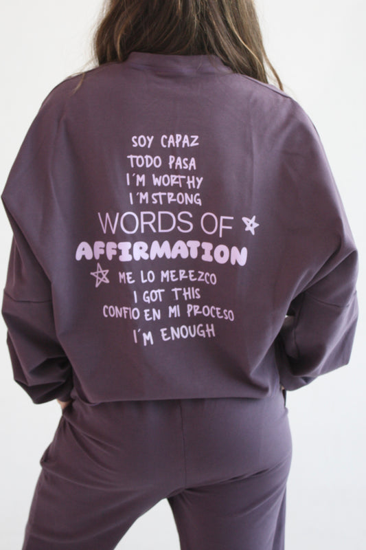 Comfy Sweater - Words of affirmation