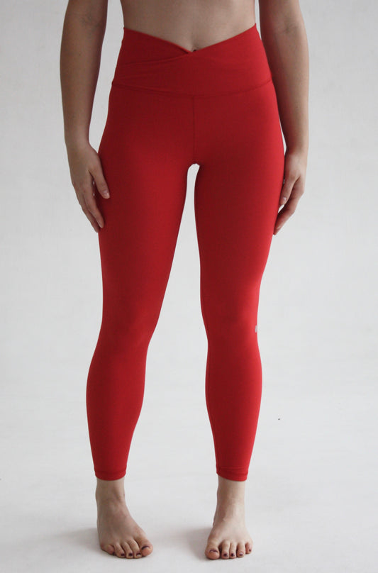 Legging en V - Rojo