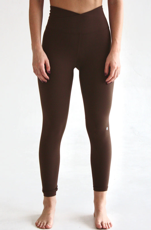 Legging en V - Marrón