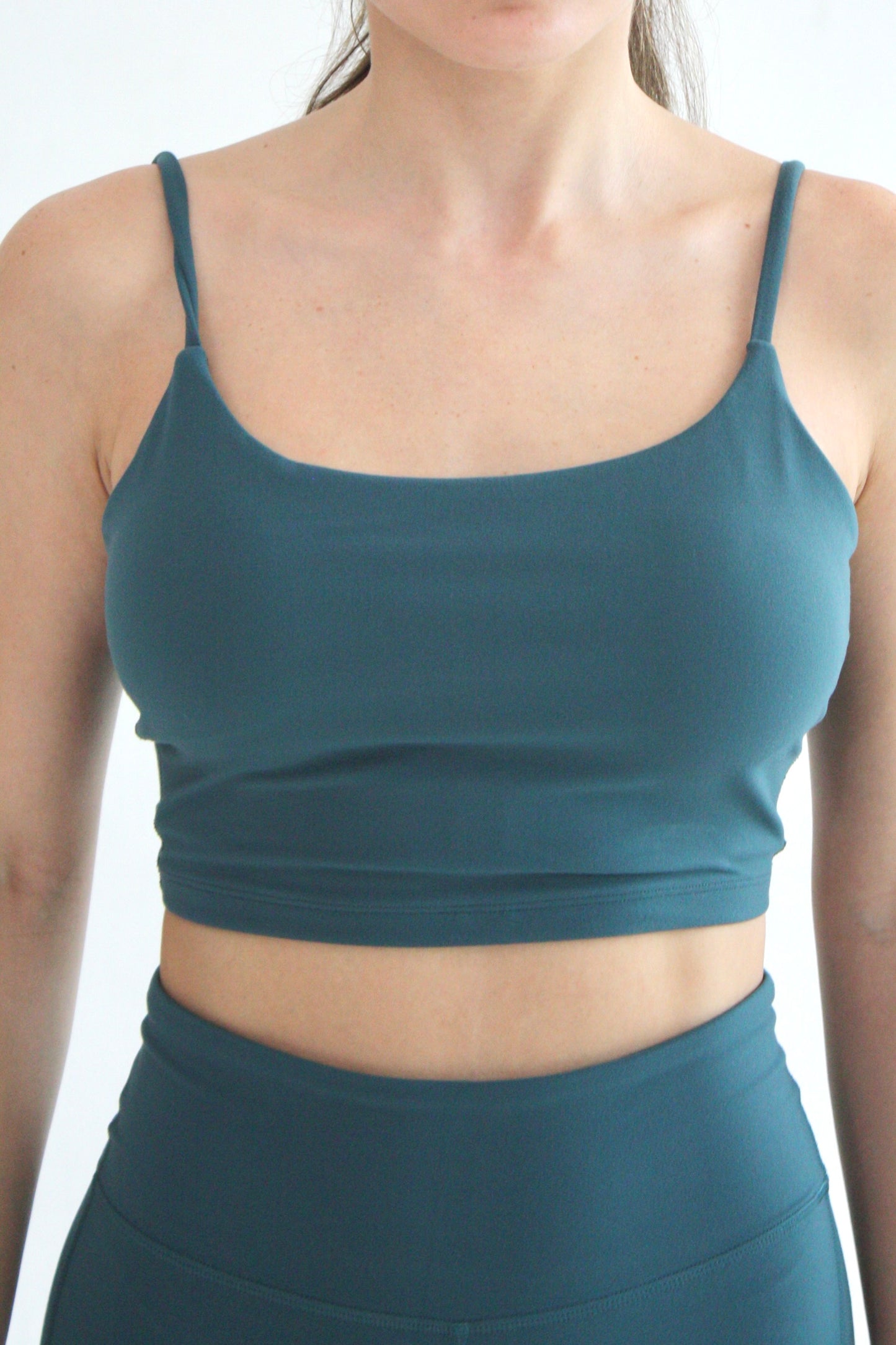 Sport bra espalda - Verde esmeralda