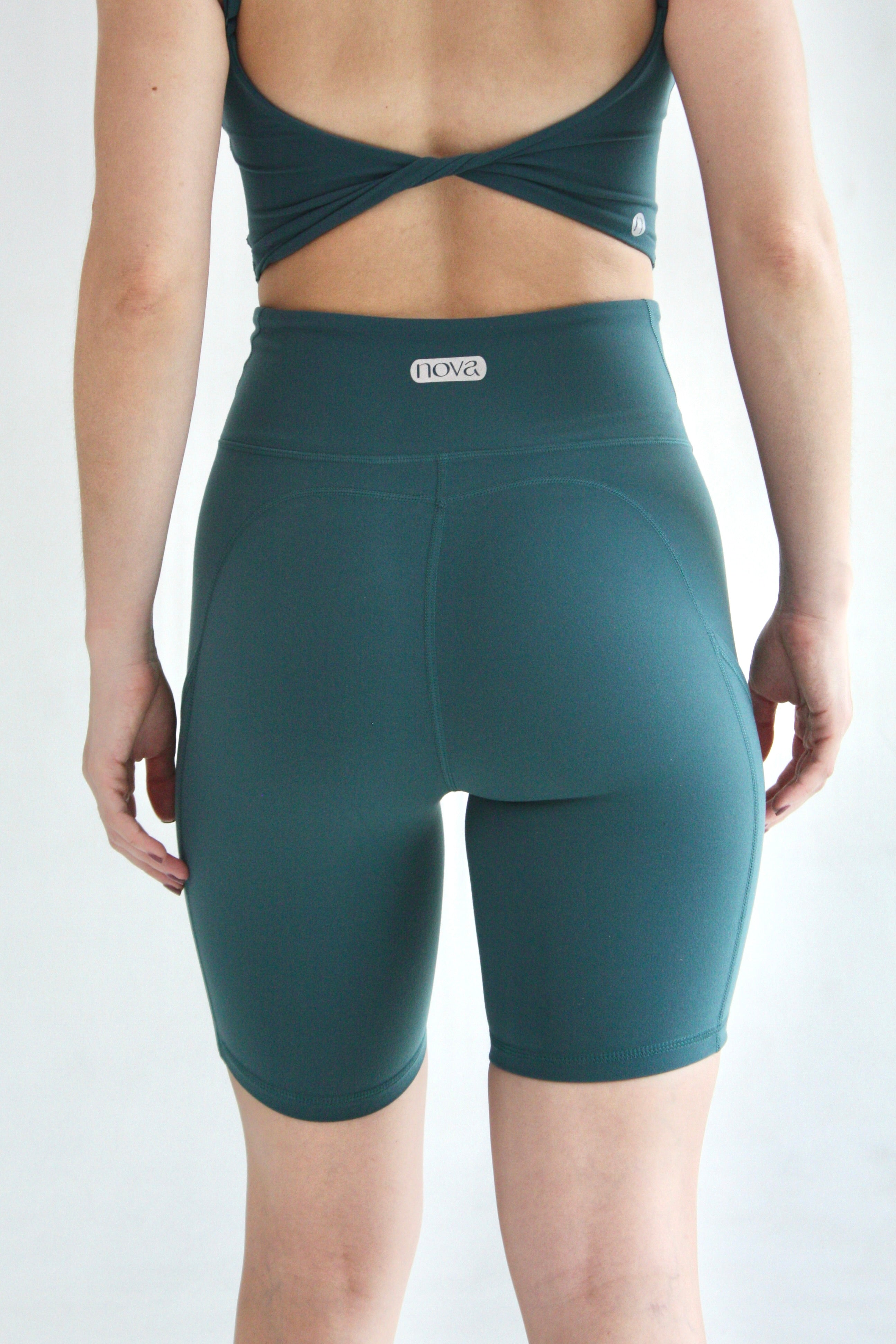 Set biker - Verde Esmeralda