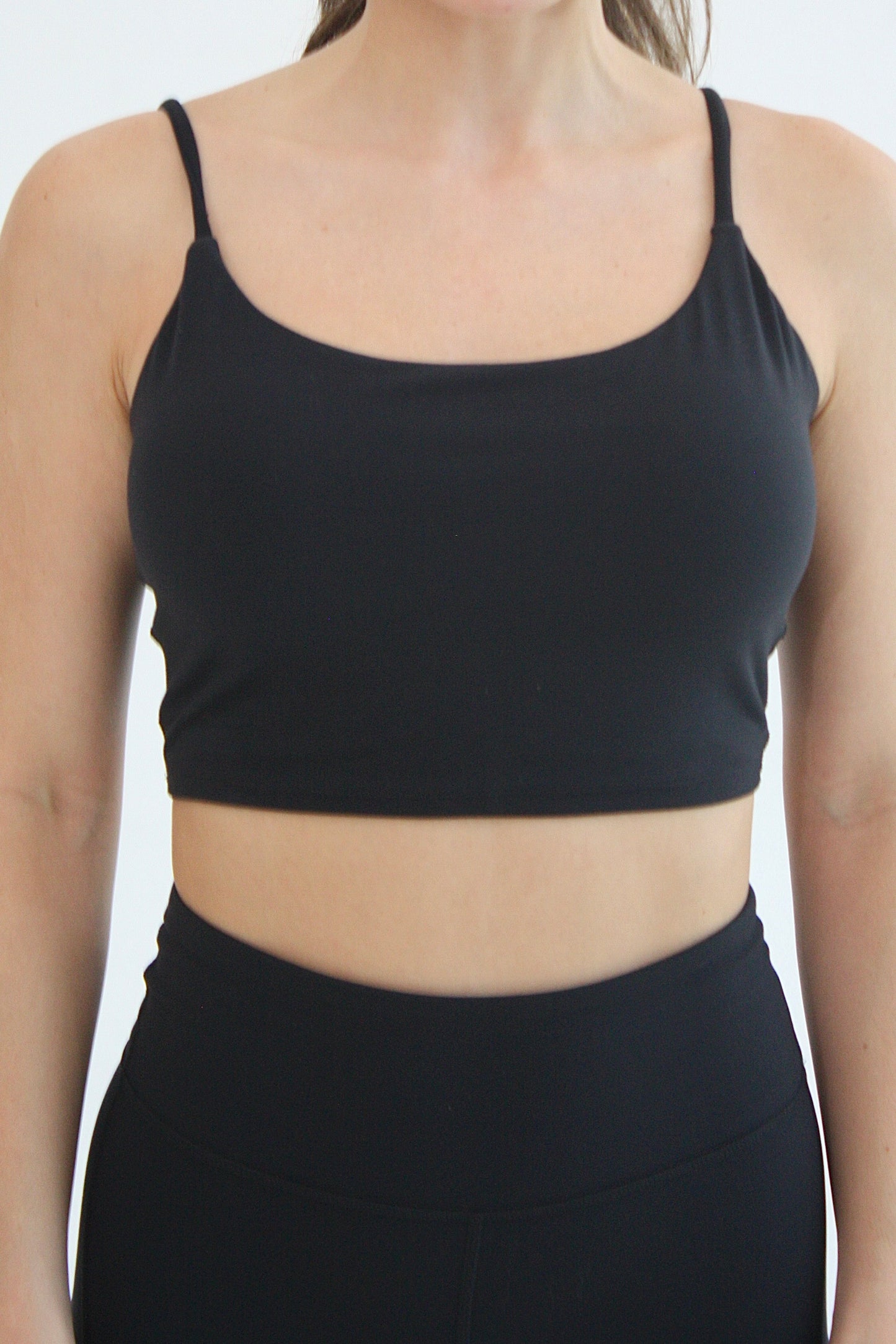 Sport bra espalda - Negro