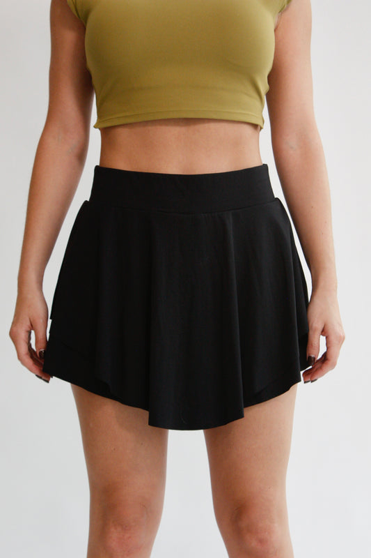 Falda lisa - Negra - EL-