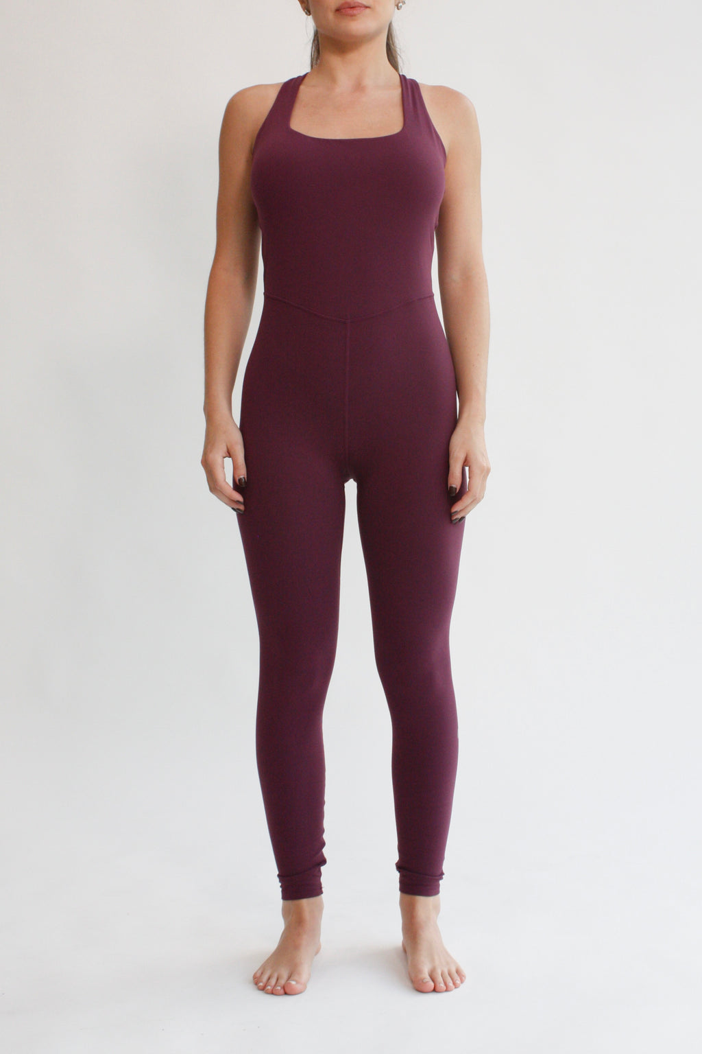 Bodysuit tiras espalda - Violeta