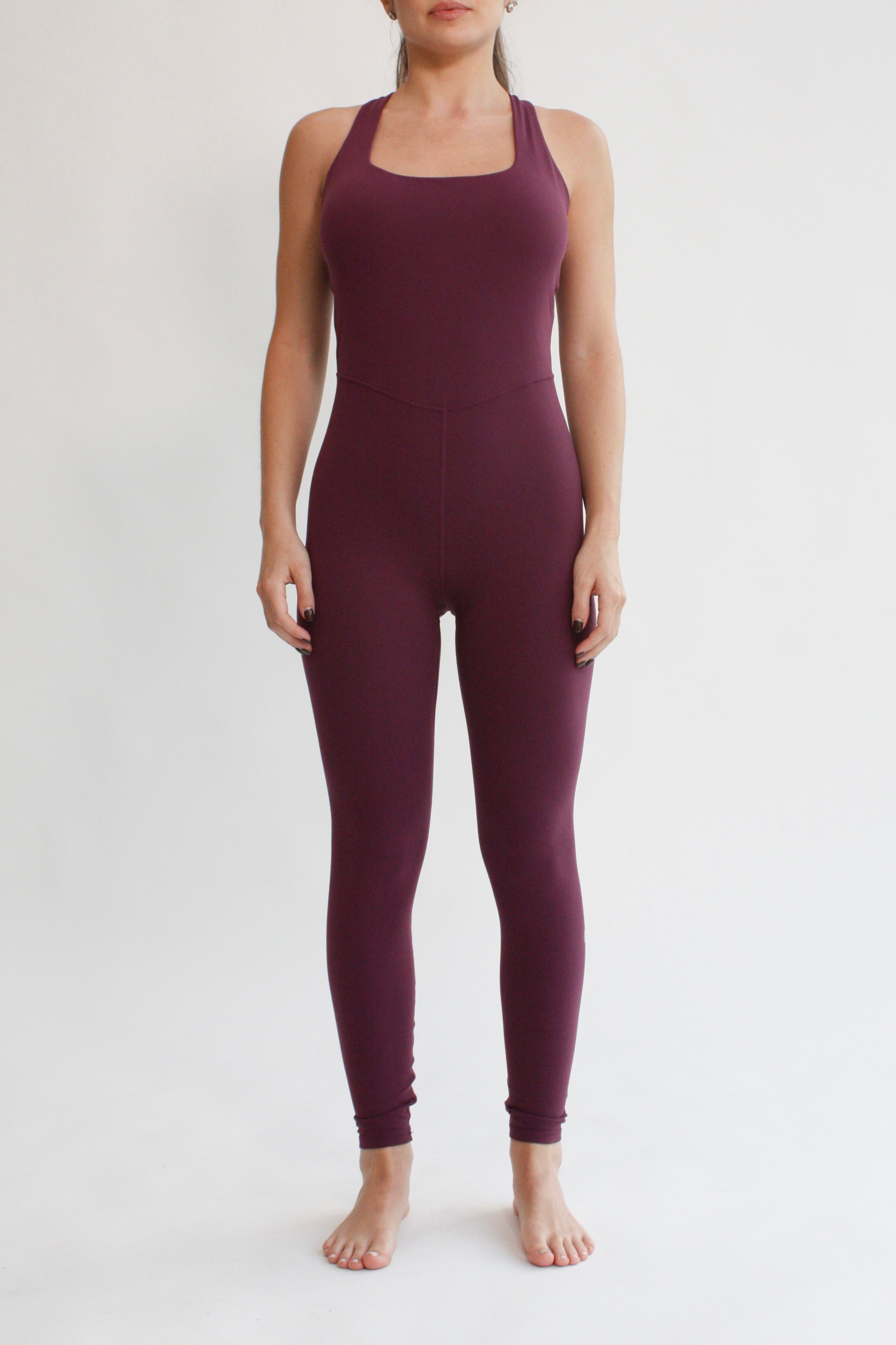 Bodysuit tiras espalda - Violeta
