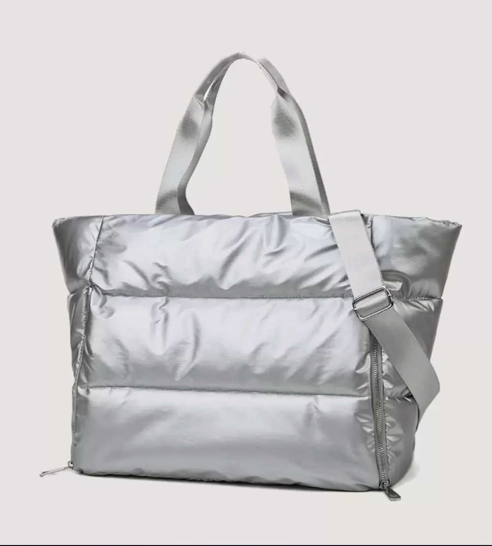 Gym duffle bag - Plateado