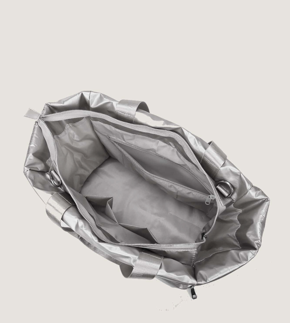 Gym duffle bag - Plateado