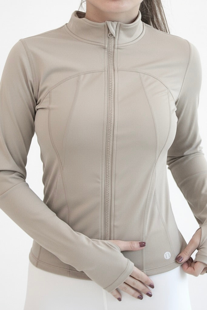 Chaqueta Slim Fit - Beige