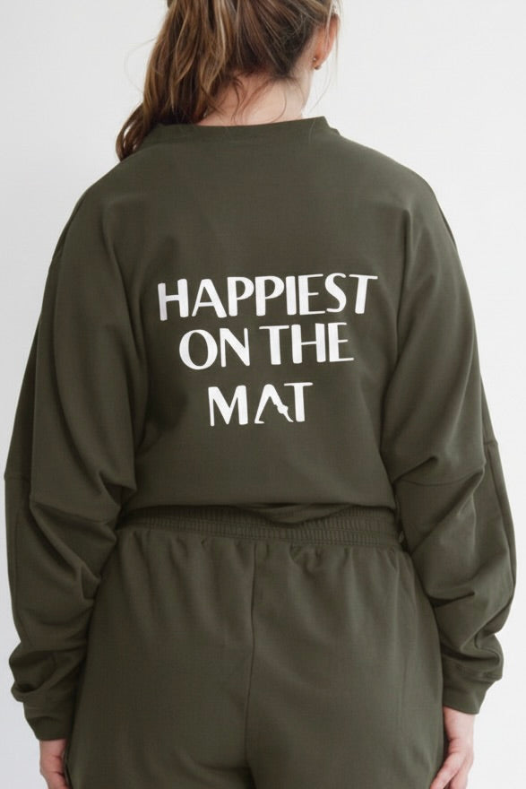 Comfy Sweater - Happiest on the mat