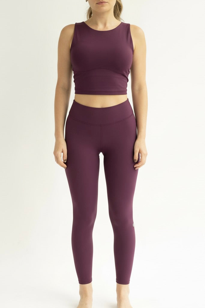 Set legging top completo - Violeta