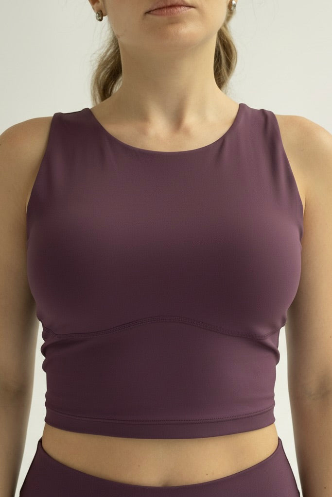 Set legging top completo - Violeta